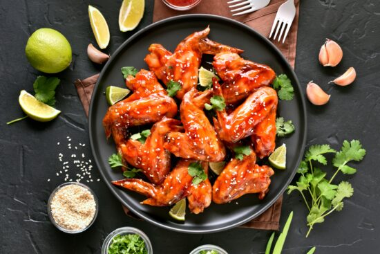 Yaffa NYC chicken wings in Brooklyn NY served fresh and crispy